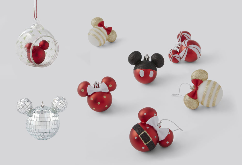 Disney Mickey Mouse božićni ukrasi za drvce  Pepco