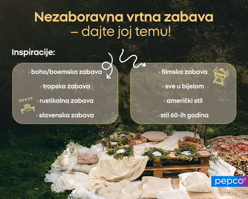 Nezaboravna vrtna zabava – dajte joj osnovnu temu!