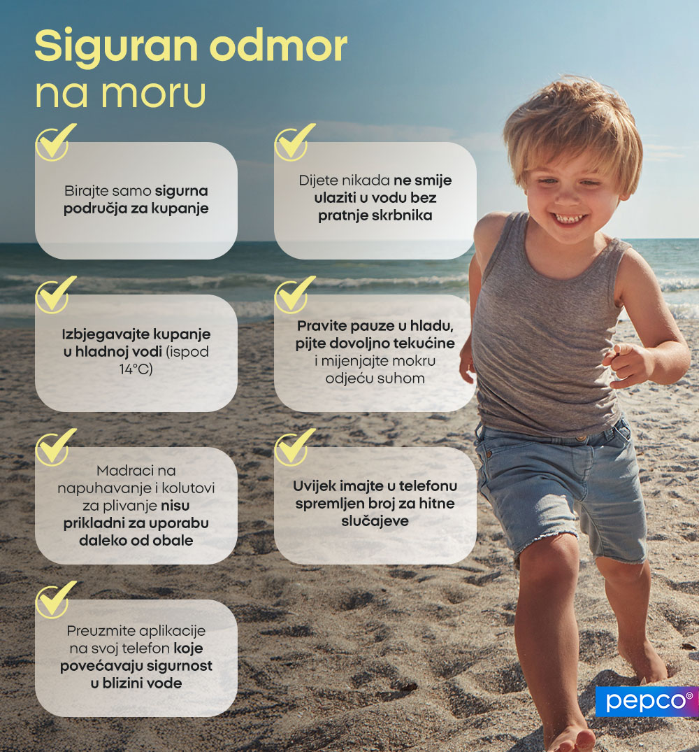 Siguran odmor na moru