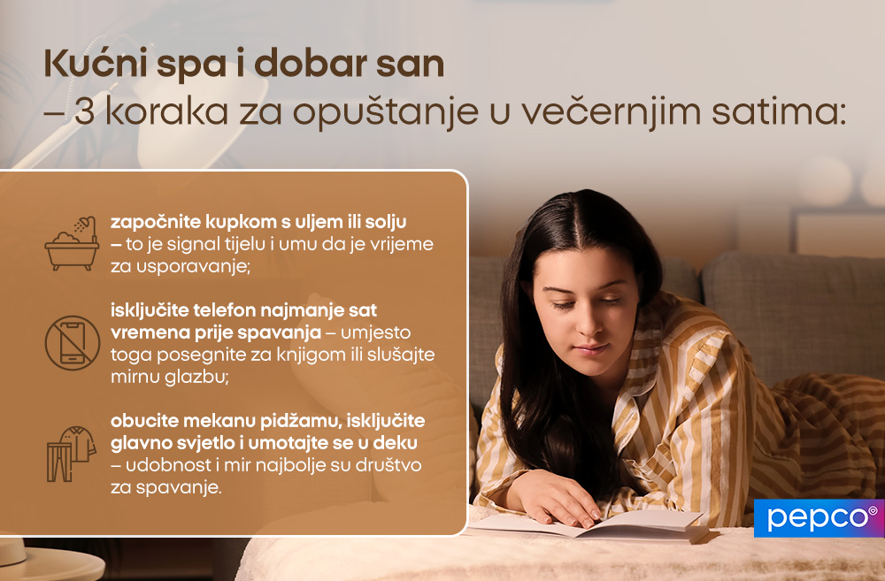 Kućni spa i dobar san – 3 koraka za opuštanje u večernjim satima