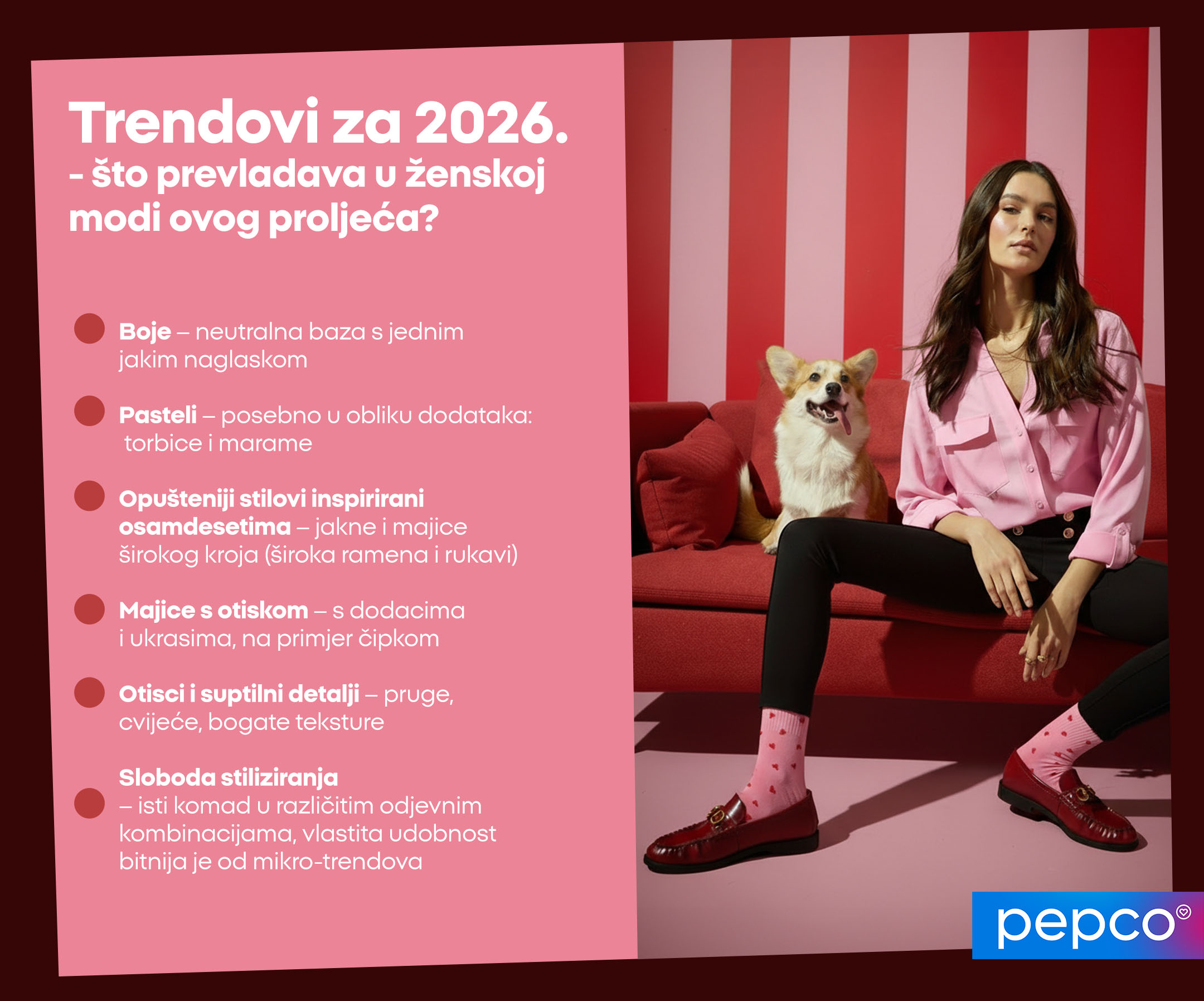 Trendovi za 2026. – što prevladava u ženskoj modi ovog proljeća?