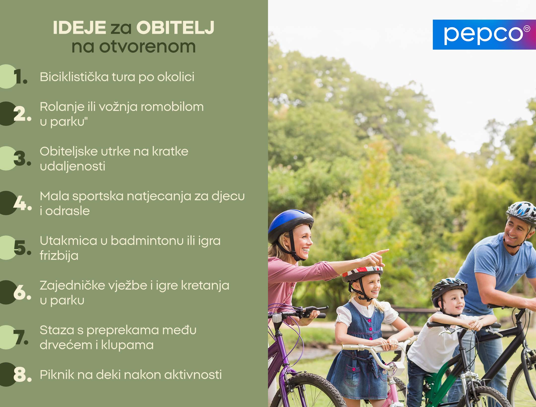 IDEJE za OBITELJ na otvorenom 